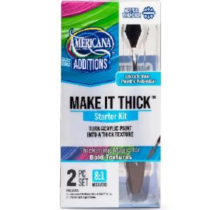 DecoArt Americana Additions Make It Thick Starter Kit