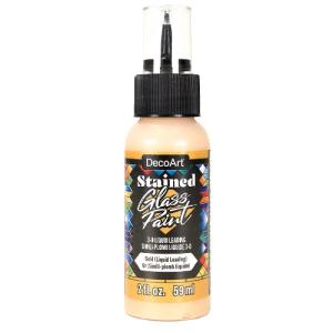 DecoArt Stained Glass Liquid Leading - (2oz/59ml) -Gold Lead