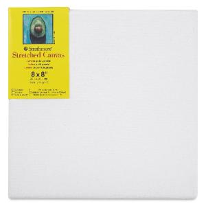 Strathmore 300 Series Deep Edge Stretched Canvas- 8"x8" ST314-88