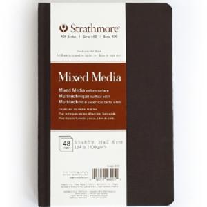 Strathmore 400 Series Mixed Media Art Book( 462 ) 5.5" x 8.5" - (48 pages, 184lb) Vellum