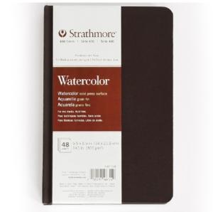 Strathmore 400 Series Watercolor Art Book (467) 5.5" x 8.5"   (48pages ,140lb)