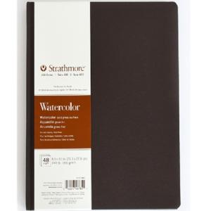 Strathmore 400 Series Watercolor Art Book (467) 8.5" x 11"   (48pages ,140lb)