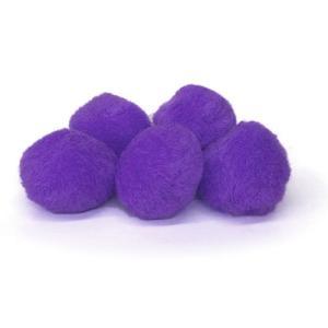 Pepperell Crafts Pom Poms 1? – (100 Pieces) Purple