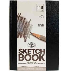 Royal & Langnickel Hardbound Sketchbook 9x12, 65lbs, 110 sheets