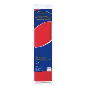 Spectra Bleeding Tissue Paper 20" x 30" - (24 Sheets) Scarlet