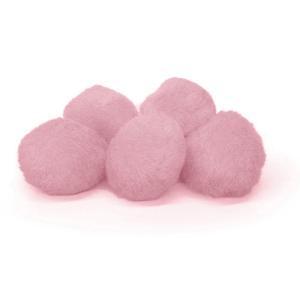 Pepperell Crafts Pom Poms 1? – (100 Pieces) Pink