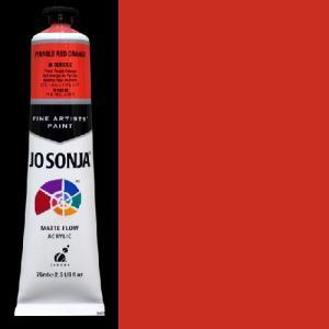 Chroma's Jo Sonja Fine Artists' Acrylic Paint - (2.5oz/75ml) Pyrrole Red Orange  841