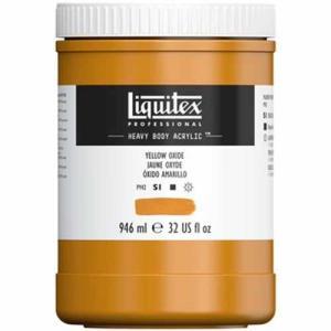 Liquitex Professional Heavy Body Acrylic Paint - (32oz/946ml) Yellow Oxide