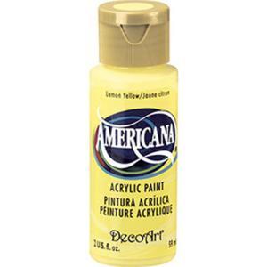 DecoArt Americana Acrylic Paint - (2oz/59ml) Lemon Yellow