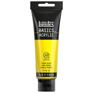 Liquitex Basics Acrylic Paint - (4oz/118ml) Primary Yellow