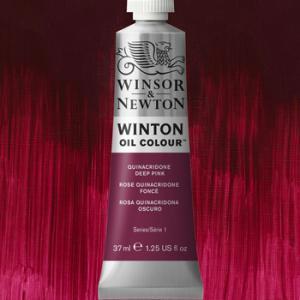 Winsor & Newton Winton Oil Colour Paint - (1.25oz/37ml) Quinacridone Deep Pink