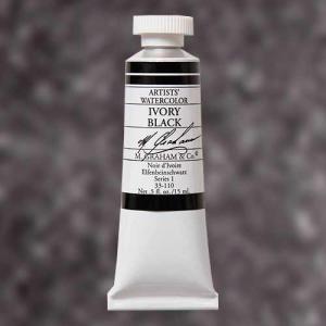M. Graham & Co. Watercolor Paint - (0.5oz/15ml) Ivory Black