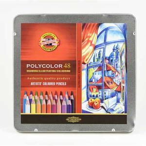 Koh-I-Noor Polycolor Colored Pencil Tin Set - (48 Pack)
