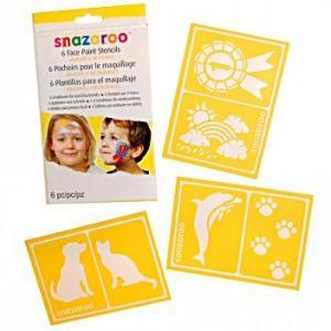 Snazaroo Face Paint Stencils (Set of 6) - Unisex