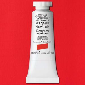 Winsor & Newton Designers Gouache  (0.47oz/14mL) Winsor Red