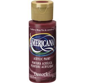 DecoArt Americana Acrylic Paint - (2oz/59ml) Cranberry Wine