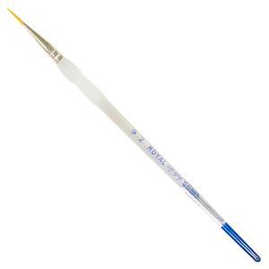Royal Langnickel Soft-Grip Gold Taklon Brush - Short Handle, Short Liner #2