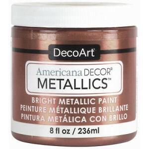 DecoArt Americana Decor Metallics Paint - (8oz/236ml) Rose Gold