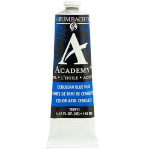 Grumbacher Academy Oil Paint - (5oz/150ml) Cerulean Blue Hue