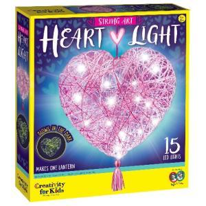 Faber-Castell Creativity for Kids String Art Heart Light Kit