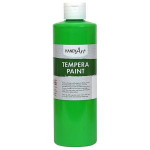 Handy Art Tempera Paint - (16oz/473ml) Fluorescent Green