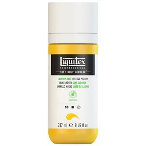 Liquitex Professional Soft Body Acrylic Paint - (8oz/237ml) Cadmium-Free Yellow Medium