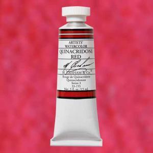 M. Graham & Co. Watercolor Paint – (0.5oz/15ml) Quinacridone Red