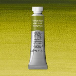 Winsor & Newton Professional Water Colour – (.17oz/5ml) Olive Green