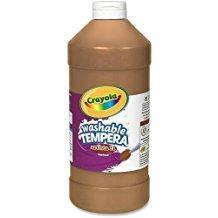 Crayola Washable Tempera Paint - (32oz/946ml) Brown