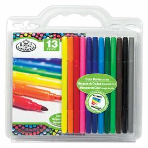Royal Langnickel Cool Art Artist Watercolor Markers and Artist Pad- (13 Piece ) RTN-139
