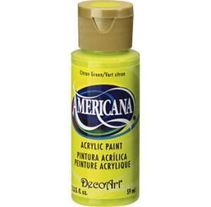 DecoArt Americana Acrylic Paint - (2oz/59ml) Citron Green