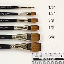 1/8" One Stroke Artists' Watercolor Brush