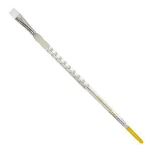 Royal Langnickel Soft-Grip White Taklon Brush - Long Handle, Bright #6