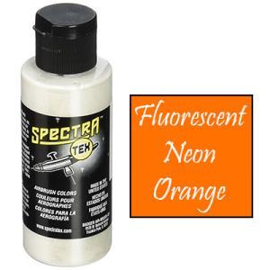 Badger Spectra-Tex Fluorescent Neon Orange Airbrush Paint (2 ounces)