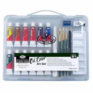Essentials Small Clearview Oil Color Art Set - RSET-ART3101