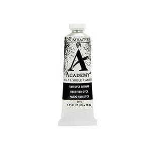 Grumbacher Academy Oil Paint - (1.25oz/37ml) Van Dyke Brown