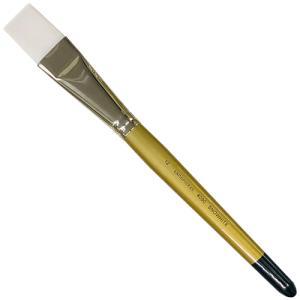 Royal Langnickel Snowhite Taklon Brush - Short Handle, Flat #12