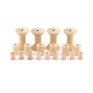 Hygloss Wood Spools- 19ct (Asst)
