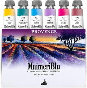 MaimeriBlu Provence Thematic Watercolor Set  6ct 12ml  M1698055