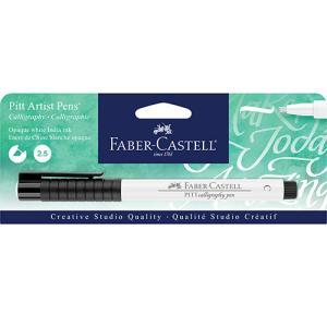 Faber Castell Creative Studio Pitt Artist Pen White Chisel- 1ct