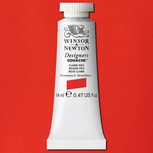 Winsor & Newton Designers Gouache  (0.47oz/14mL) Flame Red