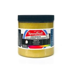 Speedball Screen Printing Acrylic Ink - (8oz/236.2ml) Gold