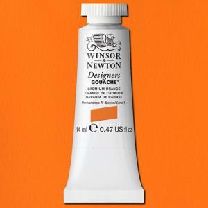 Winsor & Newton Designers Gouache  (0.47oz/14mL) Cadmium Orange