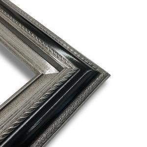 Econo Frame Tuscan Black Silver with Wood Liner - 20" x 24"