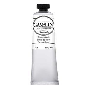 Gamblin Artist’s Oil Colors – (1.25oz/37ml) Titanium White