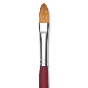 Princeton Velvetouch Series 3900 Synthetic Brush - Long Handle Filbert 10   PRN3900FB10