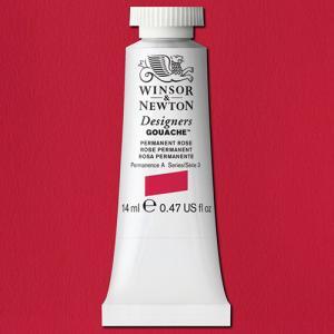 Winsor & Newton Designers Gouache  (0.47oz/14mL) Permanent Rose
