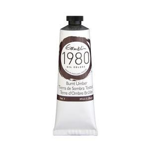 Gamblin 1980 Oil Colors – (1.25oz/37ml) Burnt Umber