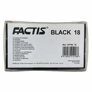 General's Factis Magic Black Eraser-18ct
