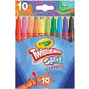 Crayola Mini Twistable Swirl Crayons - (10 Pack)  52-3440